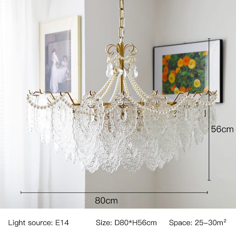 Upside Down Interiors 5 floors 80cm / without bulb French Retro Chandelier Light
