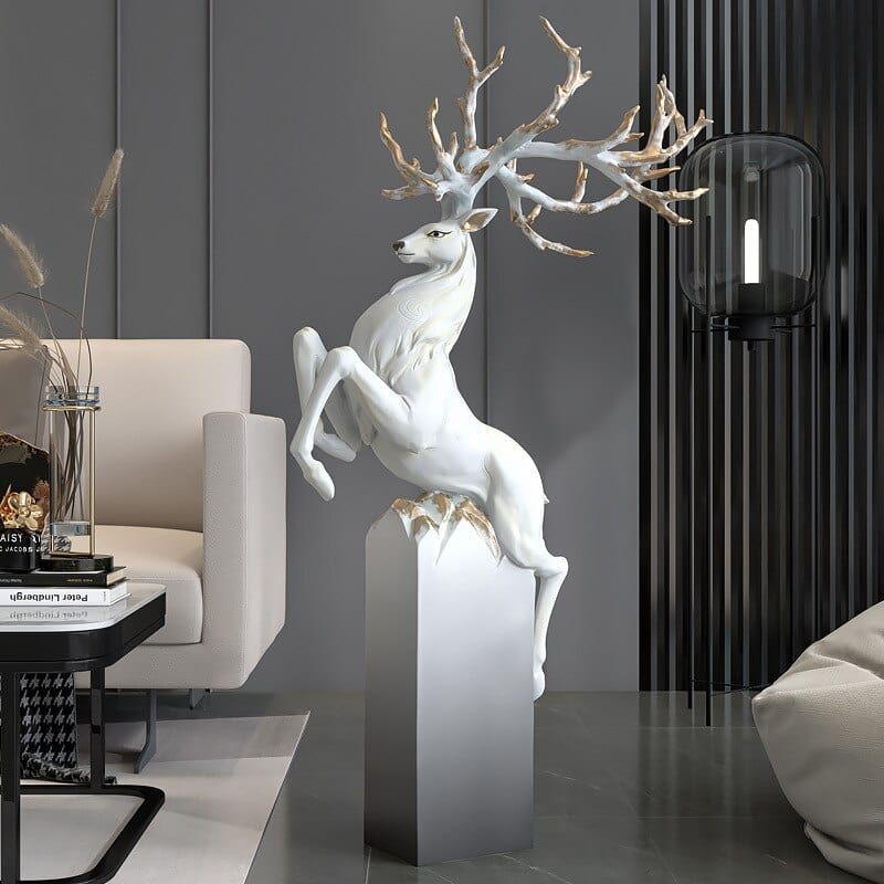 Upside Down Interiors Creative Deer Living Room Decoration Large sculpture