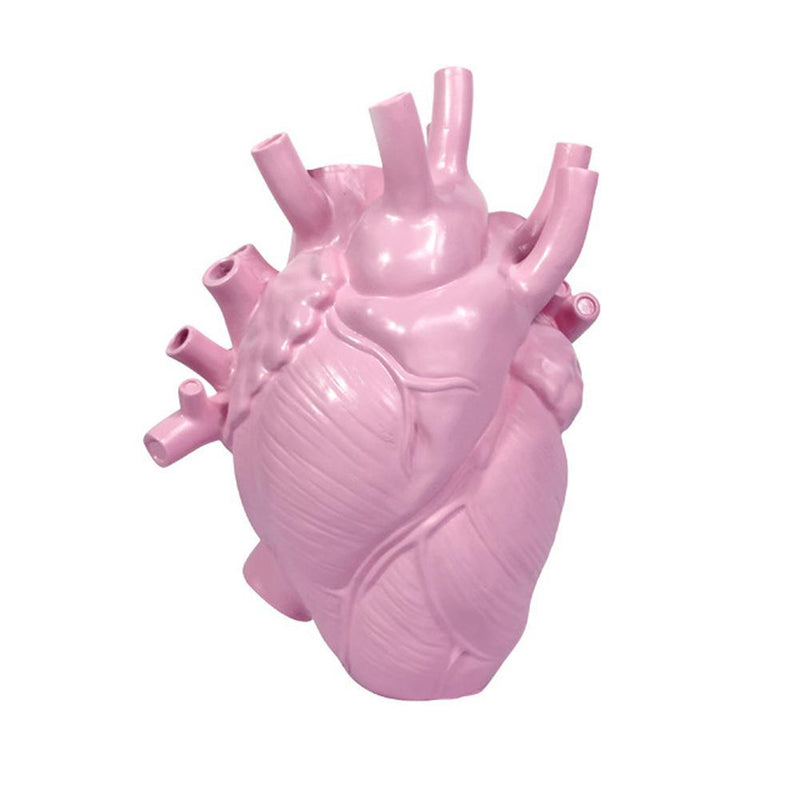 Upside Down Interiors Heart Vase Anatomical Heart Shaped Flower Vase