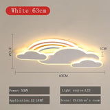 Upside Down Interiors LED Dimmable Ceiling Lamp Children's Room Modern Rainbow Cloud