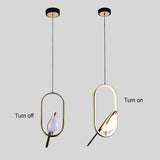 Upside Down Interiors Modern LED pendant lights Magpie bird chandeliers