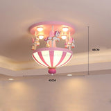 Upside Down Interiors Pink D45cm / 3 Lights Switchable Circus Led Creative Children's Room Lamp