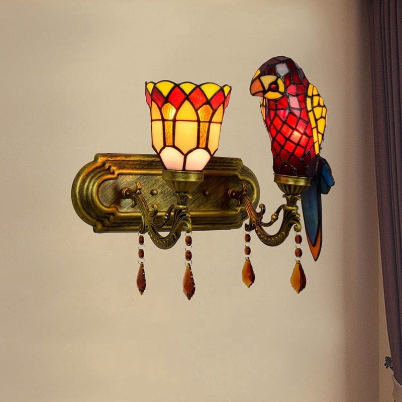 Upside Down Interiors Tifanny Parrot Designer Lustre Chandelier Lighting