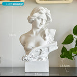 Upside Down Interiors YCF30-QN Masked David Home Decoration Head Bust Statue Sculpture Resin