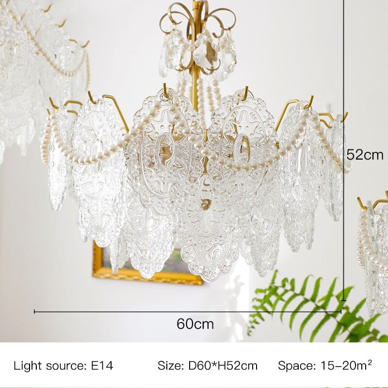 Upside Down Interiors 4 floors 60cm / without bulb French Retro Chandelier Light