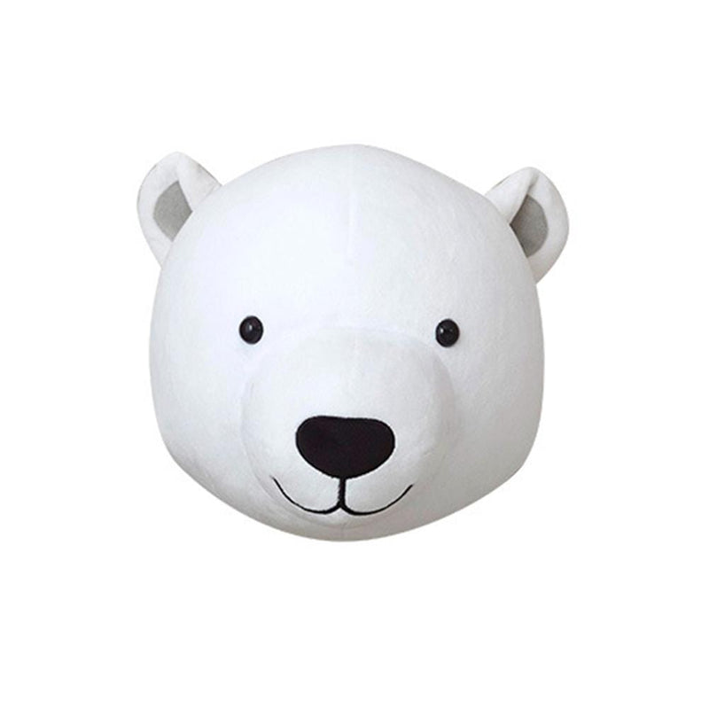 Upside Down Interiors Bear Plush Toy Animal Head Wall Hanging Pendant