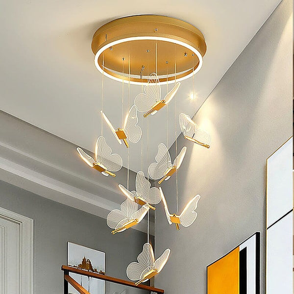Upside Down Interiors Butterfly Luxury Chandeliers Pendant Lights