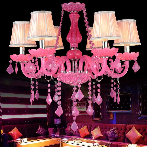 Upside Down Interiors Colourful Crystal Chandelier Pendant Lights