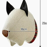 Upside Down Interiors Dog1 Plush Toy Animal Head Wall Hanging Pendant