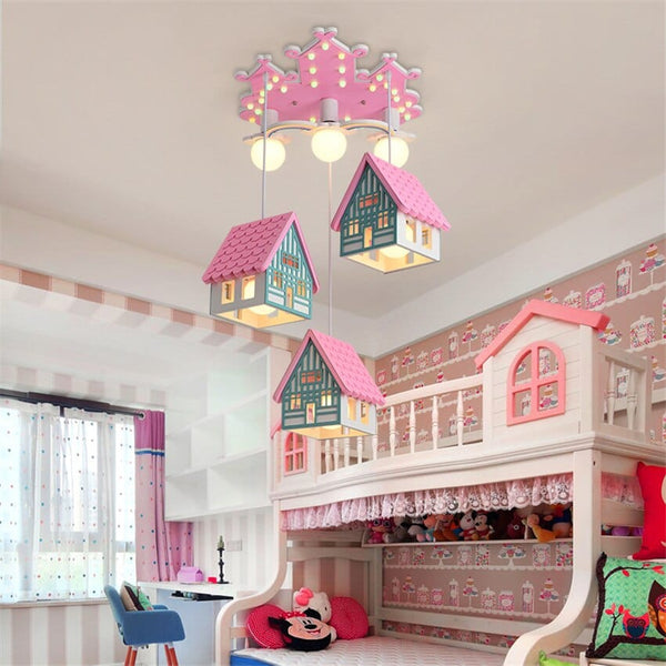 Upside Down Interiors Nordic Children's Room Small House Ceiling Lights