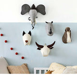 Upside Down Interiors Plush Toy Animal Head Wall Hanging Pendant